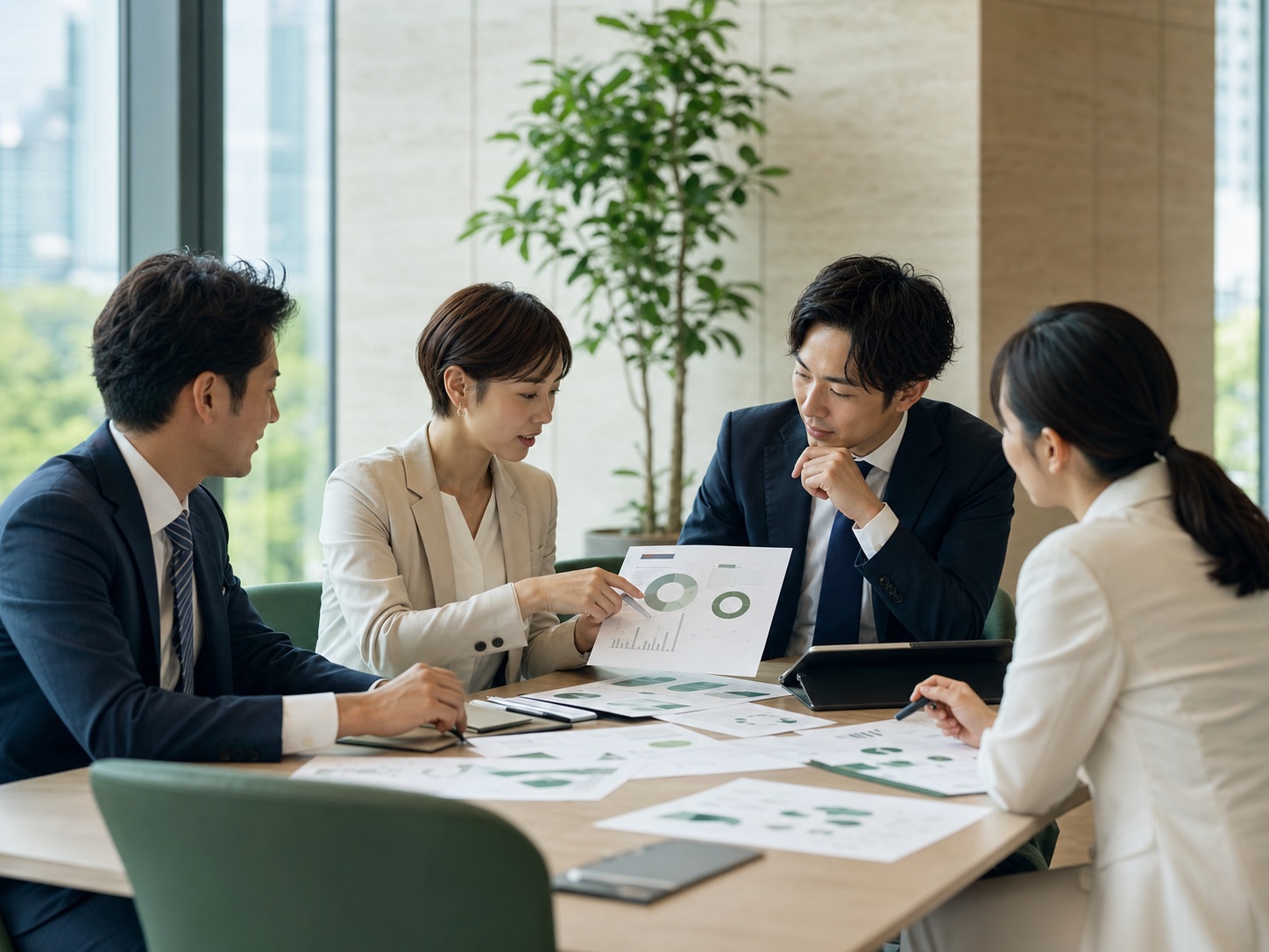 データレポートを確認する担当者