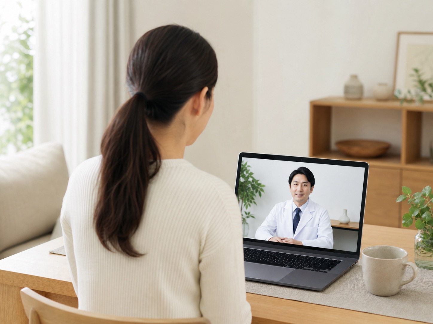 オンラインで専門医の診断を受ける
