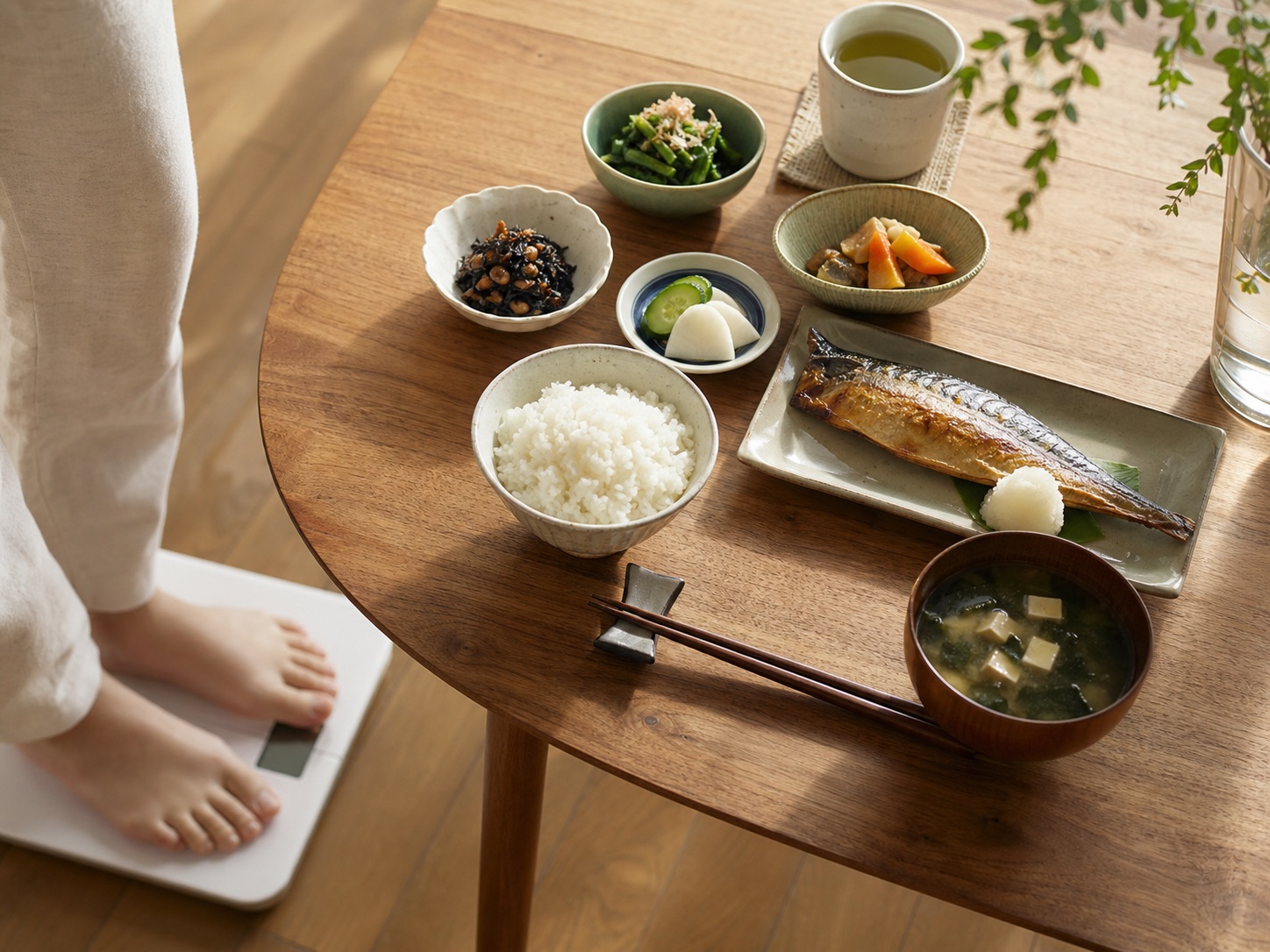 健康的な朝食と体重管理
